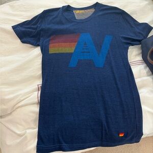 Aviator nation logo tee navy